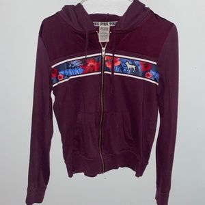 Victoria secret maroon jacket in a size small